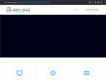 Tablet Screenshot of graygeargraphics.com